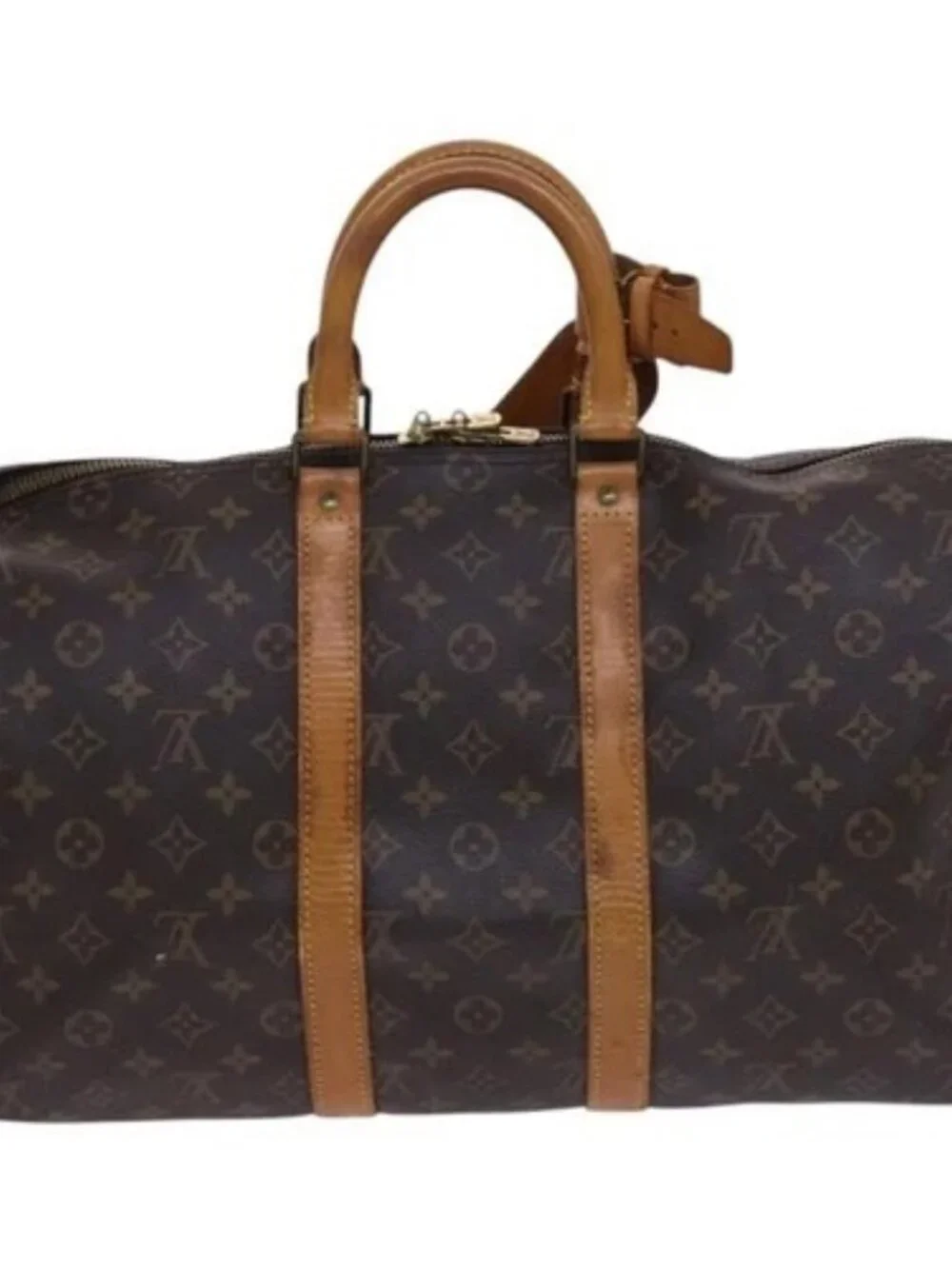 LOUIS VUITTON Monogram Keepall 45 Boston Bag M41428 LV Auth EC160